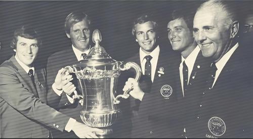 Curtis Strange, George Burns III, Jerry Pate, Gary Koch, Hord W. Hardin